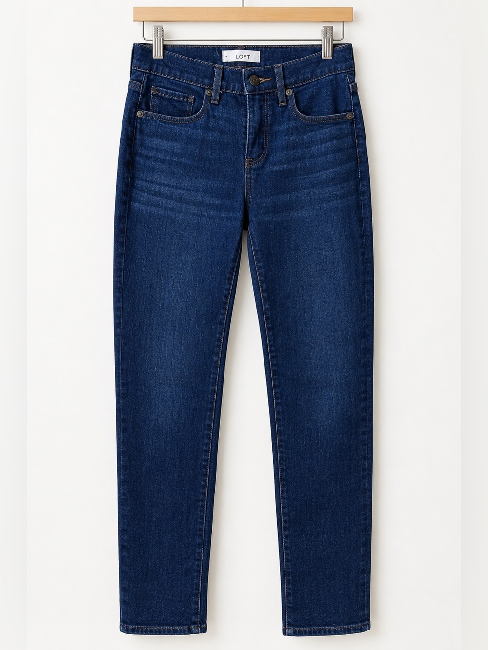LOFT Women's Dark Blue Skinny Jeans